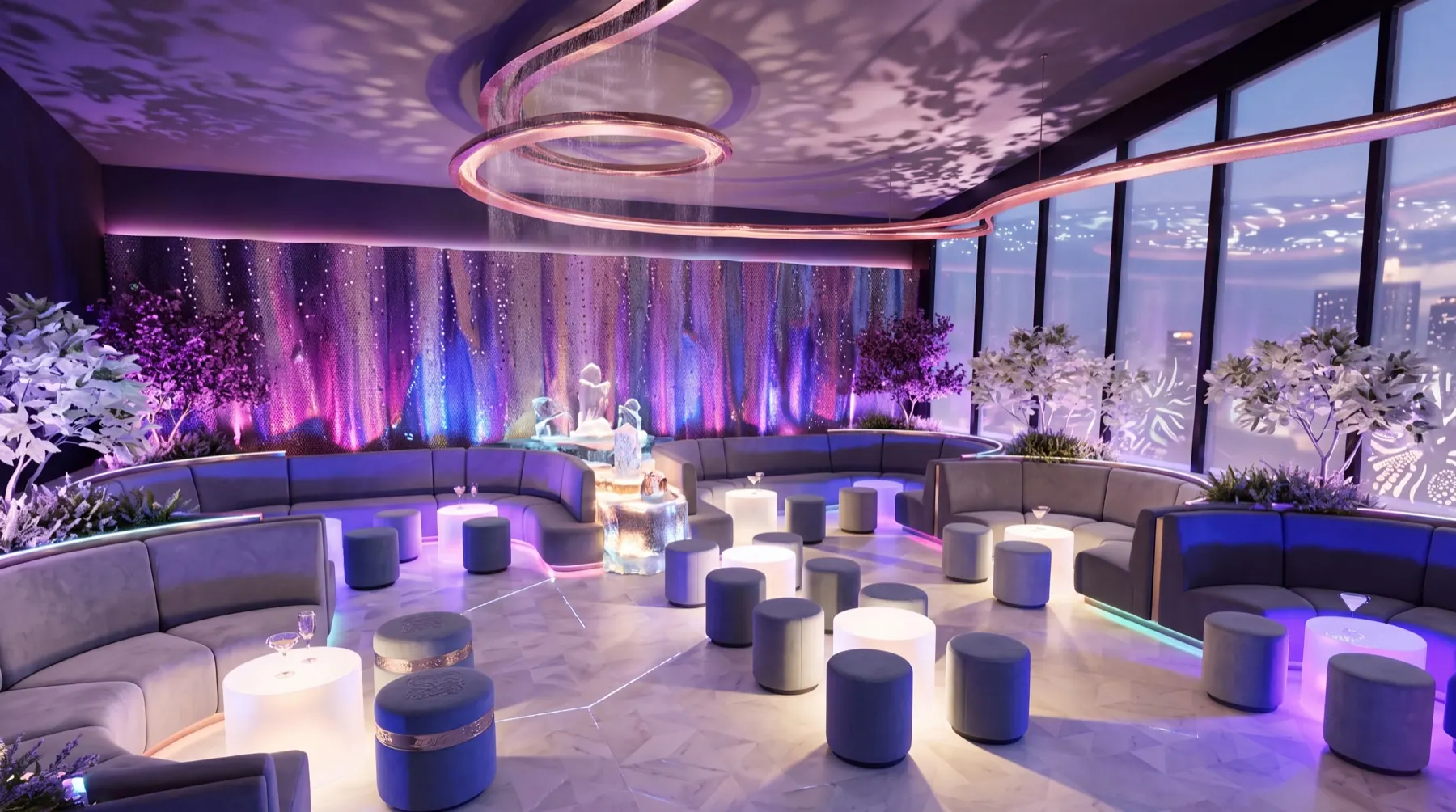Tables and booths